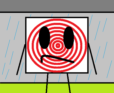 Sad Red Hypnotic Image Blank Meme Template