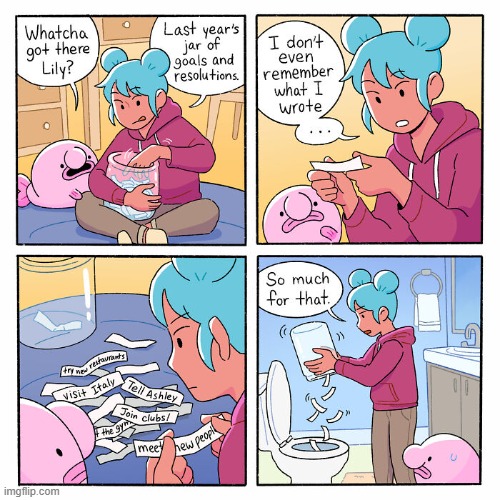 image tagged in jar,new years resolutions,goals,blobfish | made w/ Imgflip meme maker
