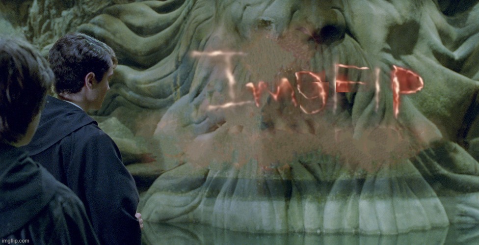 Voldemort writes 'Imgflip' | image tagged in harry potter,imgflip | made w/ Imgflip meme maker