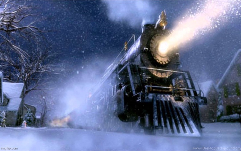 Polar Express Train | image tagged in polar express train | made w/ Imgflip meme maker