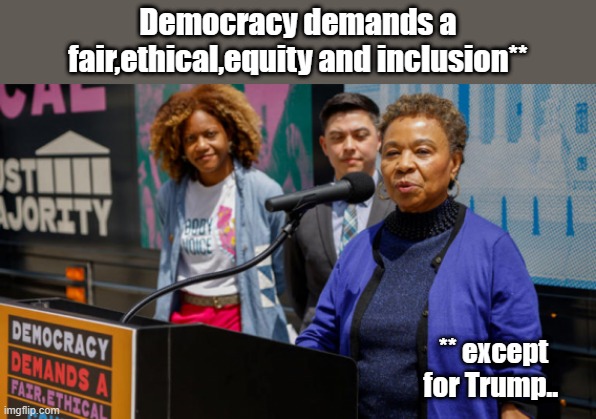 DEMrats have exposed themselves to the whole world | Democracy demands a fair,ethical,equity and inclusion**; ** except for Trump.. | image tagged in nwo,racist,traitors | made w/ Imgflip meme maker
