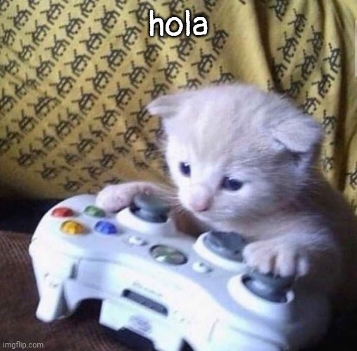 gaming | hola | image tagged in gaming | made w/ Imgflip meme maker