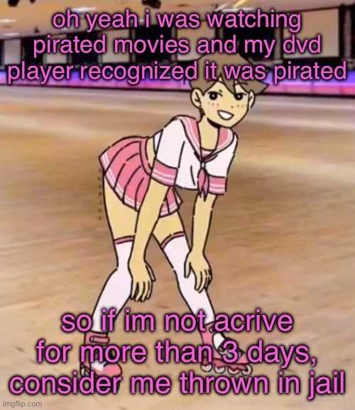 oh well, it was worth watching john wick and con air | oh yeah i was watching pirated movies and my dvd player recognized it was pirated; so if im not acrive for more than 3 days, consider me thrown in jail | image tagged in gayass me | made w/ Imgflip meme maker