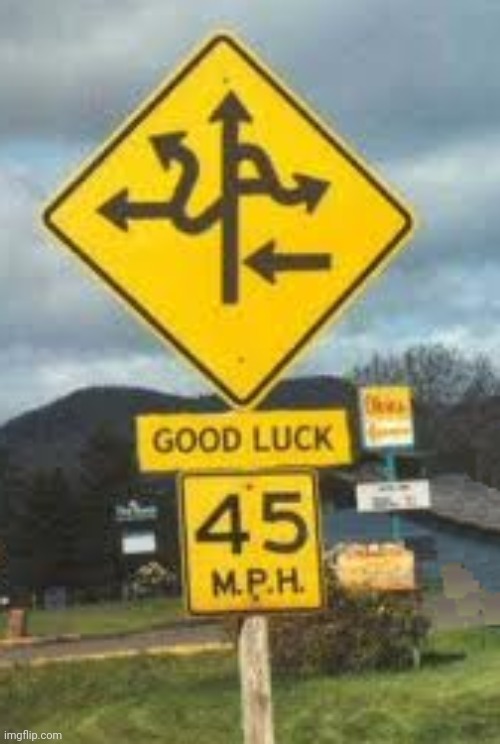 Good Luck Sign | image tagged in good luck sign | made w/ Imgflip meme maker