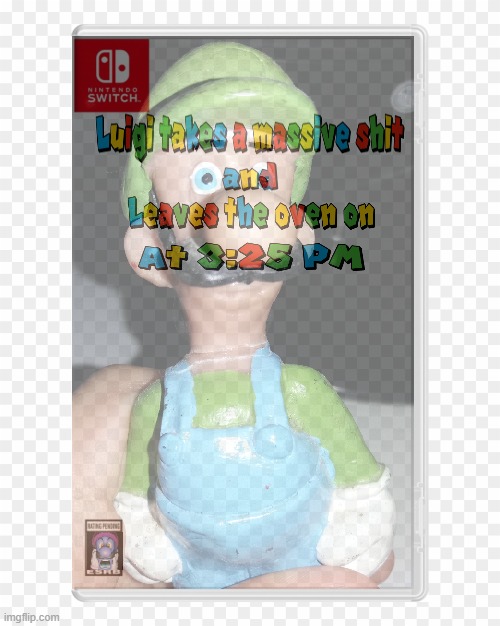 New Luigi Game for Switch | image tagged in game case | made w/ Imgflip meme maker