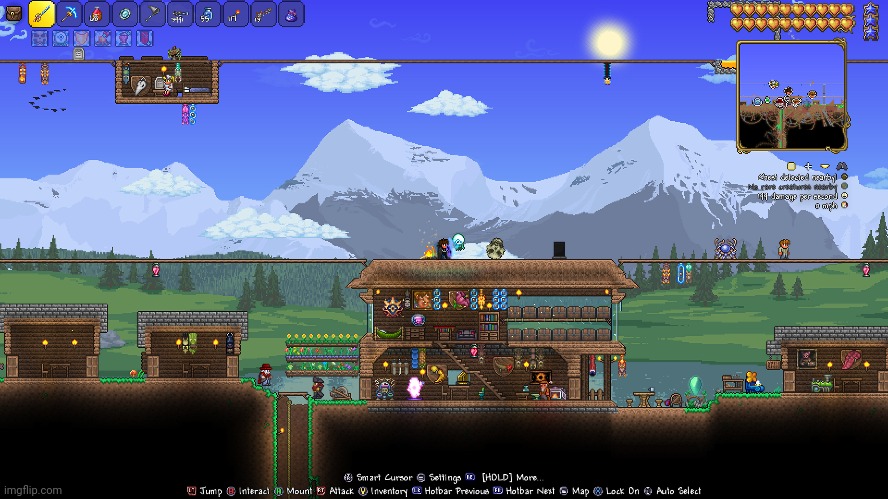 Just beat terraria yesterday for the first time(this picture was taken 9 hours ago) | image tagged in terraria | made w/ Imgflip meme maker