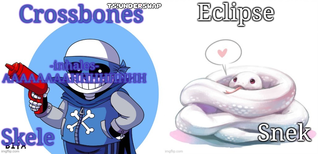 Crossbones and eclipse temp | -inhales- AAAAAAAAHHHHHHHH | image tagged in crossbones and eclipse temp | made w/ Imgflip meme maker