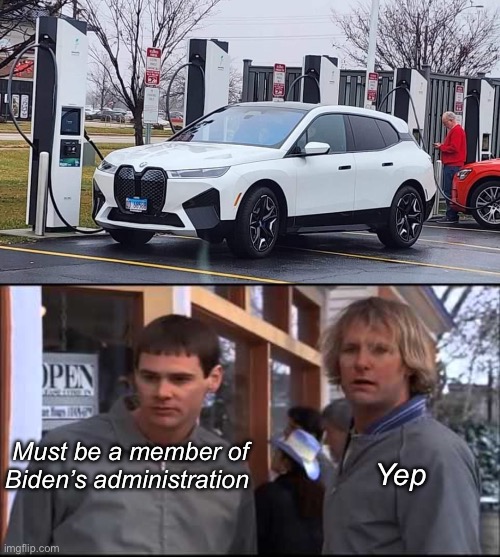 The elite class | Yep; Must be a member of Biden’s administration | image tagged in dumb and dumber he must work out,politics,memes,progressives | made w/ Imgflip meme maker