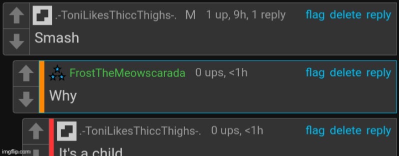 . | image tagged in toni smash | made w/ Imgflip meme maker