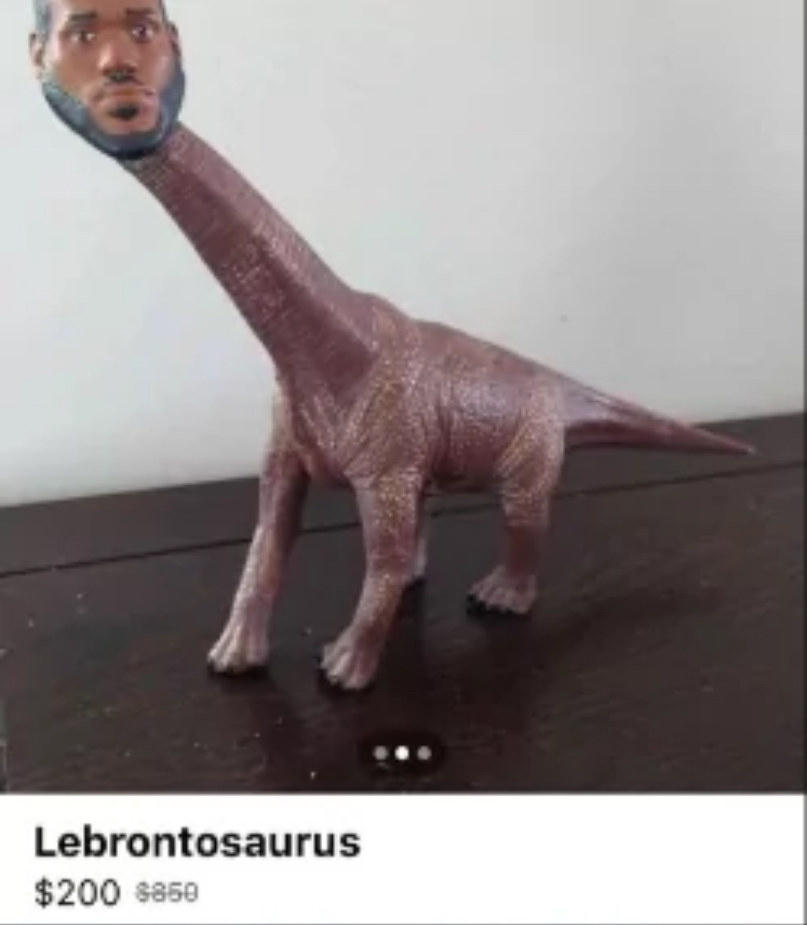 High Quality Lebrontosaurus Blank Meme Template