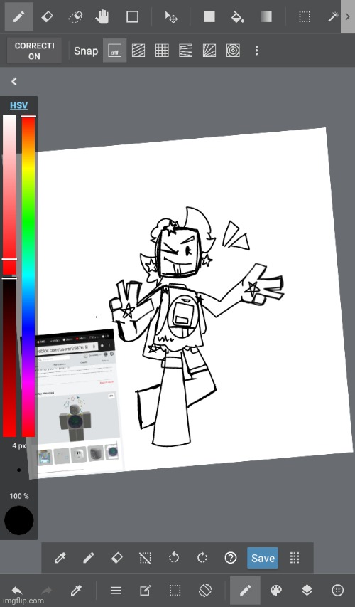 Working on a sketch rn | image tagged in roblox | made w/ Imgflip meme maker