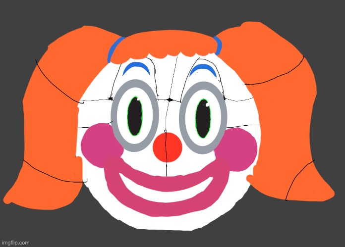 Clown emoji but circus baby | image tagged in emoji,fnaf,art | made w/ Imgflip meme maker