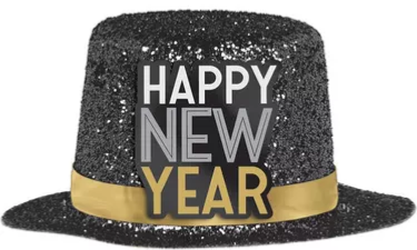 High Quality Happy New Year Hat Blank Meme Template