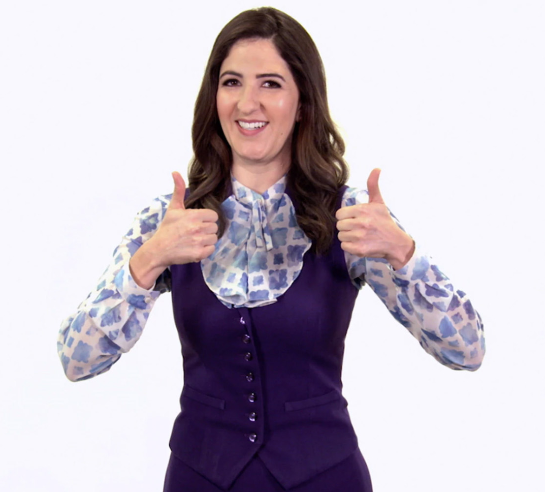 High Quality Janet Good Place Thumbs Up Blank Meme Template