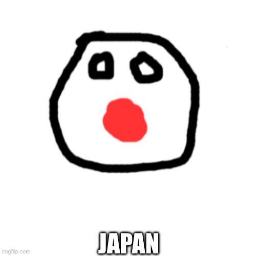 (Thumbs up emoji) | JAPAN 🇯🇵 | image tagged in japan,countryballs | made w/ Imgflip meme maker