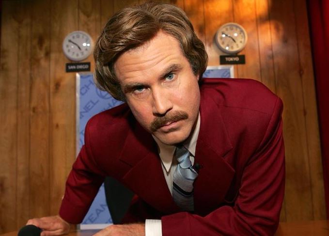 Ron Burgundy Bday Blank Meme Template