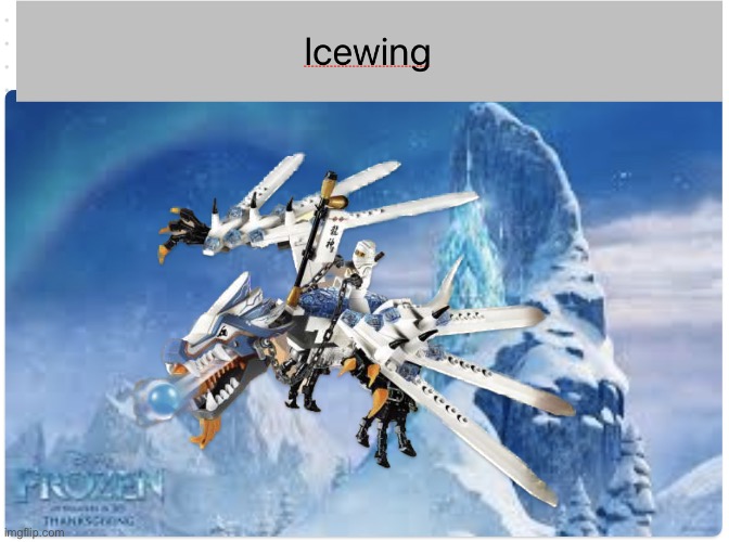 Icewings in a nutshell | image tagged in icewings in a nutshell | made w/ Imgflip meme maker