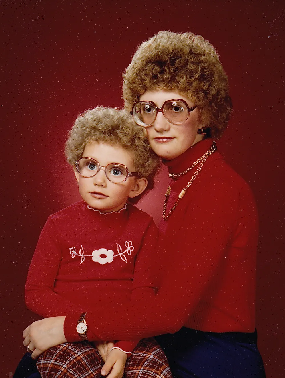 High Quality Like mother like daughter 1970s perm hair jpp funny Blank Meme Template