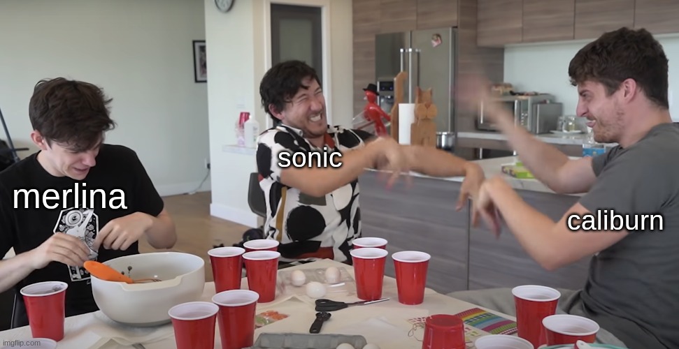 merlina getting fucking philosophical and depressed over a damn flower: | sonic; merlina; caliburn | made w/ Imgflip meme maker