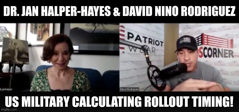 Dr. Jan Halper-Hayes & David Nino Rodriguez: US Military Calculating Rollout Timing!  (Video) 