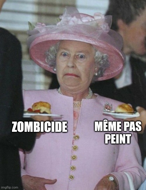 Queen Elizabeth Do Not Want | MÊME PAS
PEINT; ZOMBICIDE | image tagged in queen elizabeth do not want | made w/ Imgflip meme maker