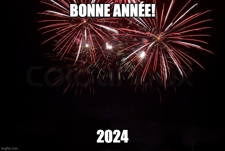 Happy new year guys =) | BONNE ANNÉE! 2024 | image tagged in happy new year,bonne annee,upvotes,pics | made w/ Imgflip meme maker