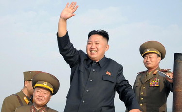 KIM JONG UN Salute Blank Meme Template