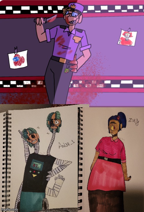 Art dump! (there was gonna be more but some of it was low quality) Read comments for context | image tagged in art | made w/ Imgflip meme maker