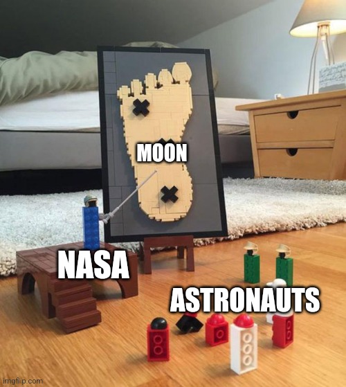 Time to go to the moon | MOON; NASA; ASTRONAUTS | image tagged in lego war plan,space | made w/ Imgflip meme maker
