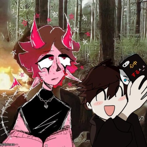 Me and icy burned down a forest | image tagged in arson | made w/ Imgflip meme maker