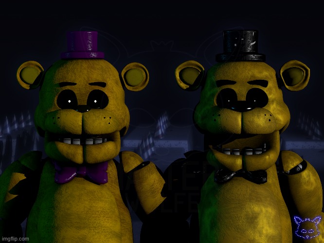 Fredbear and Golden Freddy | made w/ Imgflip meme maker