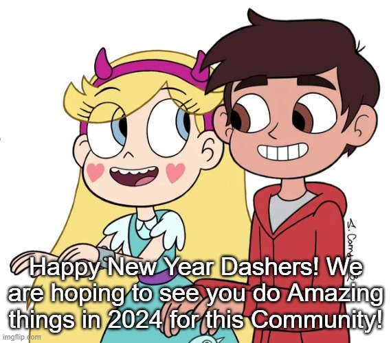 Let's All Do The Kanu... | Happy New Year Dashers! We are hoping to see you do Amazing things in 2024 for this Community! | image tagged in let's all do the kanu | made w/ Imgflip meme maker
