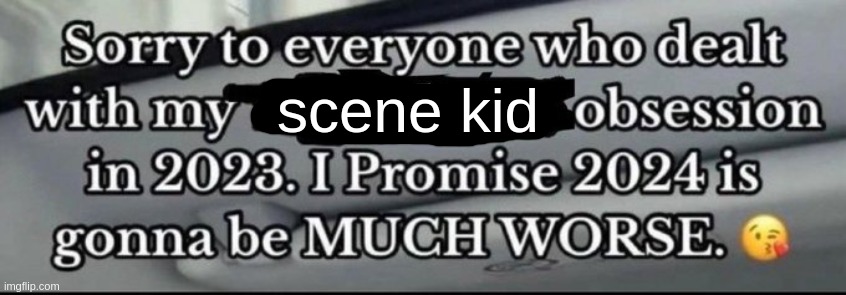 scene kid | made w/ Imgflip meme maker