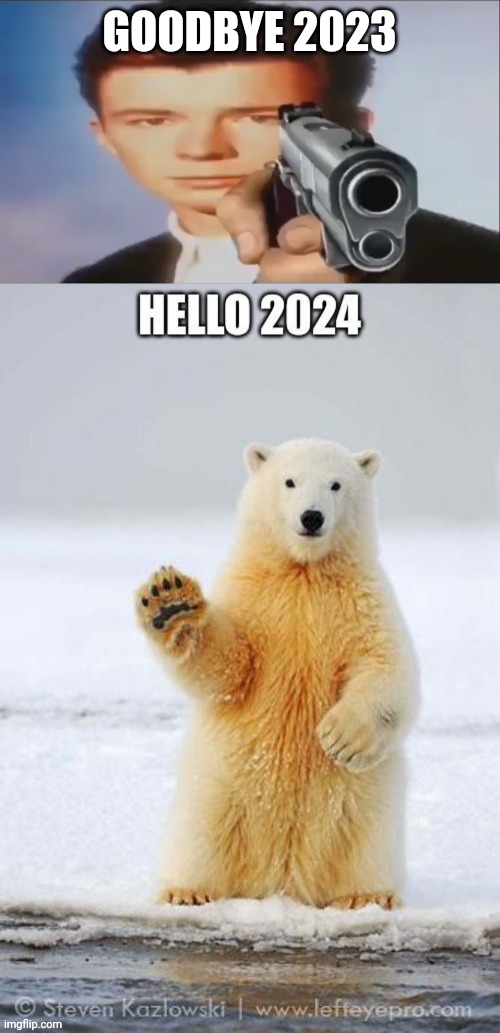 GOODBYE 2023 | image tagged in say goodbye | made w/ Imgflip meme maker