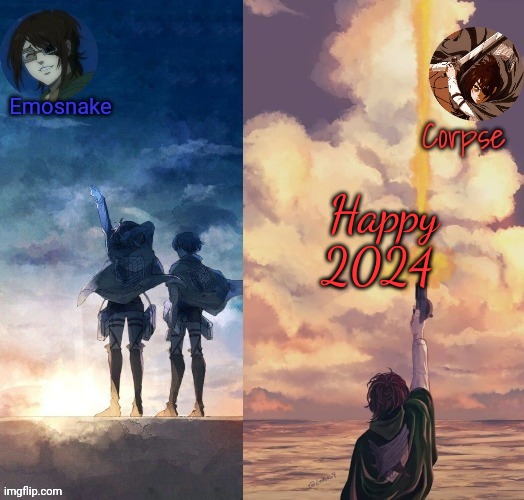 Shared Hange template | Happy 2024 | image tagged in shared hange template | made w/ Imgflip meme maker