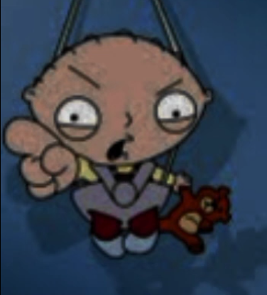 High Quality Stewie Points Blank Meme Template