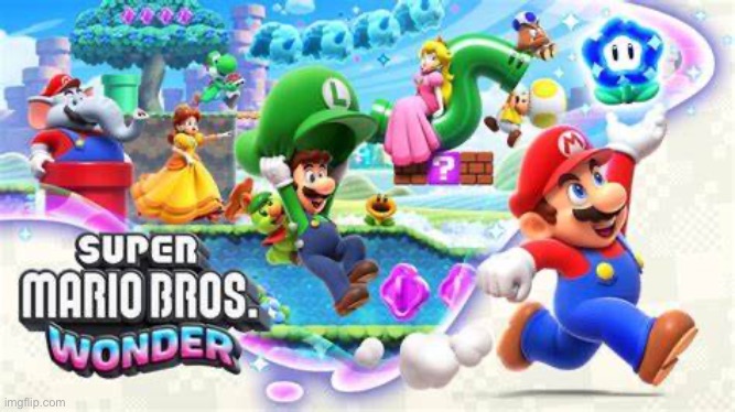 Super Mario Wonder | image tagged in super mario wonder | made w/ Imgflip meme maker