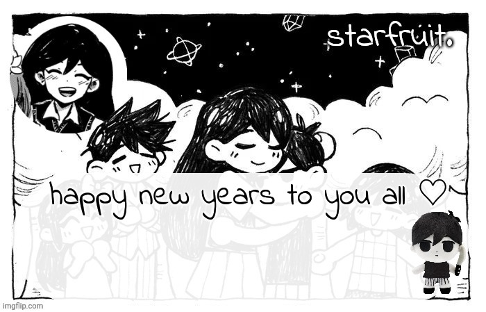 oyasumi | happy new years to you all ♡ | image tagged in oyasumi | made w/ Imgflip meme maker