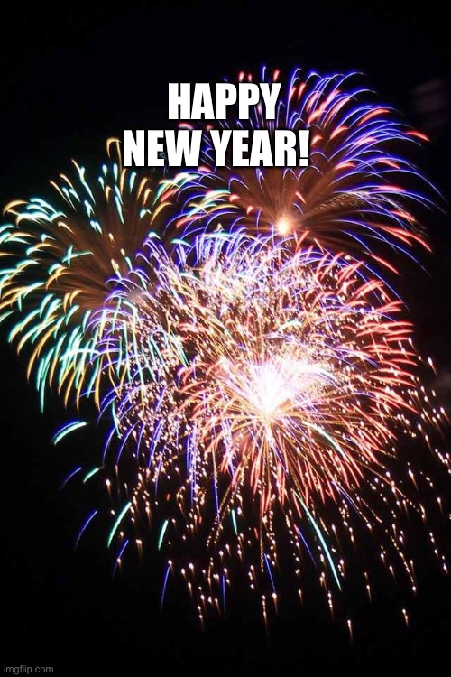 fireworks | HAPPY NEW YEAR! | image tagged in fireworks,happy new year | made w/ Imgflip meme maker