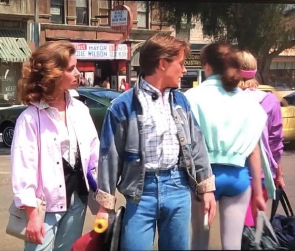 marty mcfly distracted boyfriend Blank Meme Template