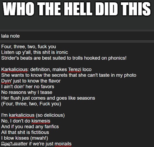 WHO THE HELL DID THIS | made w/ Imgflip meme maker