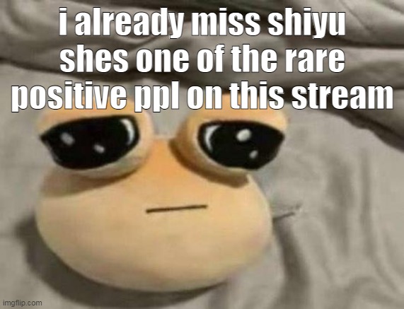pou | i already miss shiyu
shes one of the rare positive ppl on this stream | image tagged in pou | made w/ Imgflip meme maker