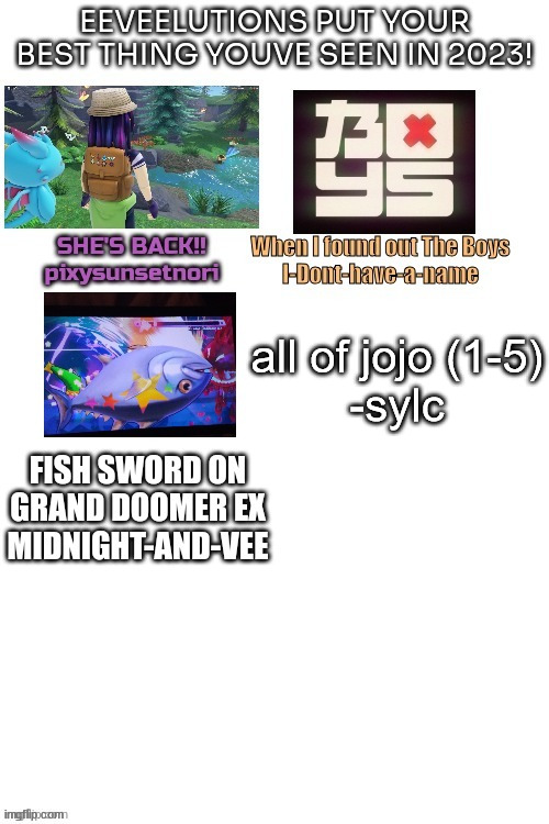 all of jojo (1-5)
-sylc | made w/ Imgflip meme maker