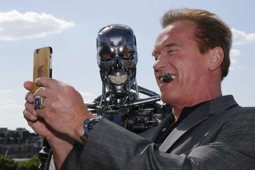 Terminator Selfie Blank Meme Template