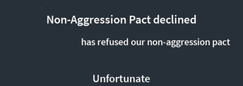 Non-aggression pact declined Blank Meme Template