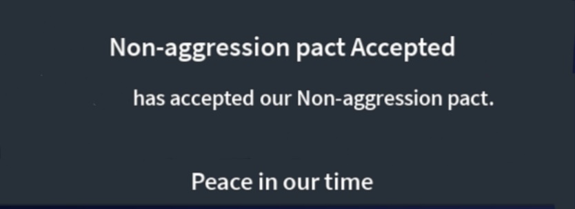 Non-agression pact accepted Blank Meme Template