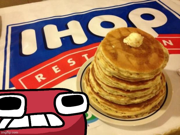 A the pAncAke | image tagged in ihop | made w/ Imgflip meme maker