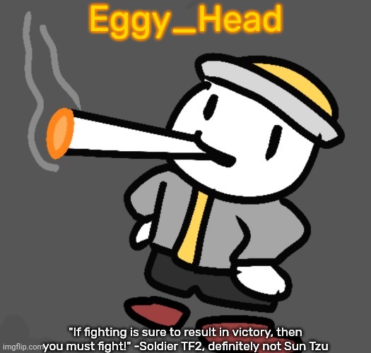 Eggyheads announcement 5.0 Blank Meme Template