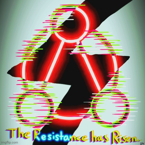 I arted. It's the Resistance symbol from the Shorts Wars ARG on YouTube. Enjoy my art | made w/ Imgflip meme maker