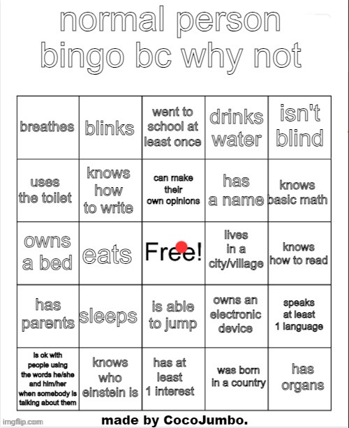 FRICK | image tagged in normal person bingo hehehe | made w/ Imgflip meme maker